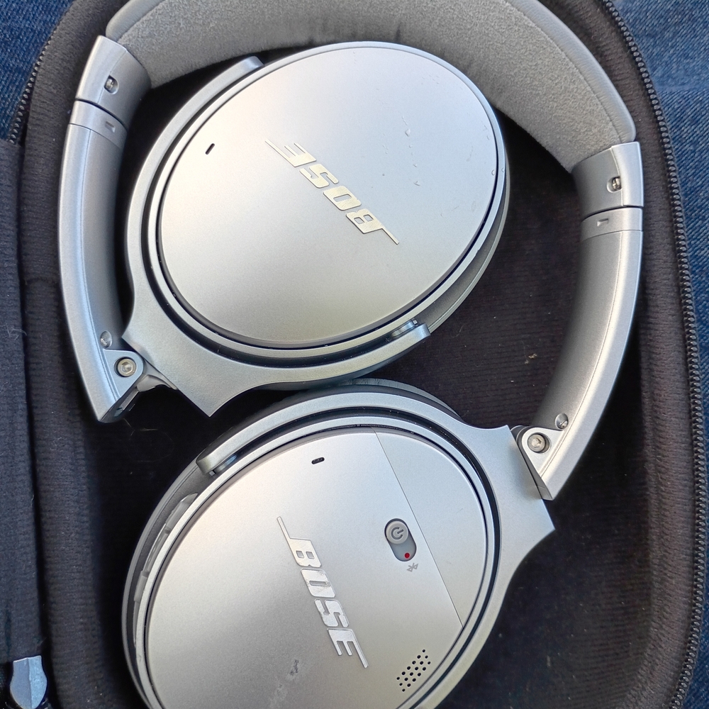 Bose Silver Over-Ear Headphones